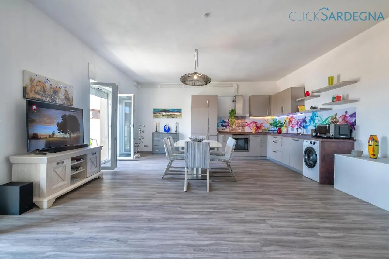 Apartment Tudor Flat Sea View With Wifi Unlimited, Next To The Sea Alghero Italy