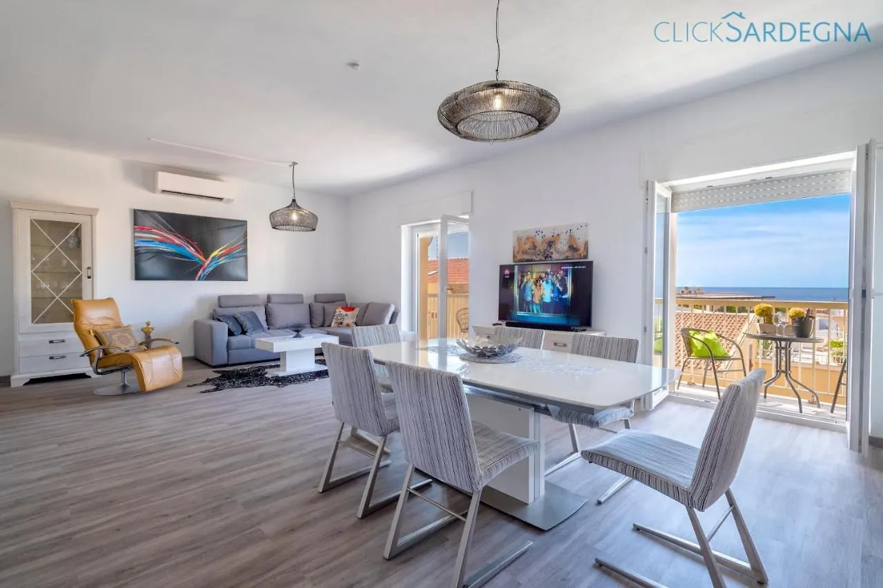 Tudor Flat Sea View With Wifi Unlimited, Next To The Sea Alghero Italy