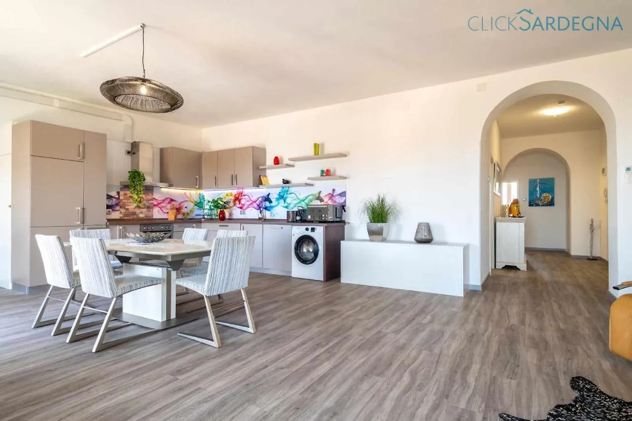 Tudor Flat Sea View With Wifi Unlimited, Next To The Sea Alghero 0*,  Italy