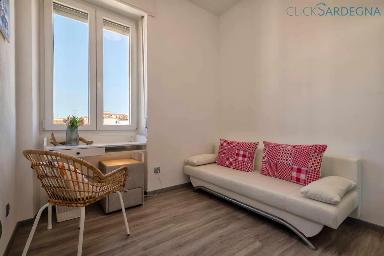 Tudor Flat Sea View With Wifi Unlimited, Next To The Sea Alghero 0*,