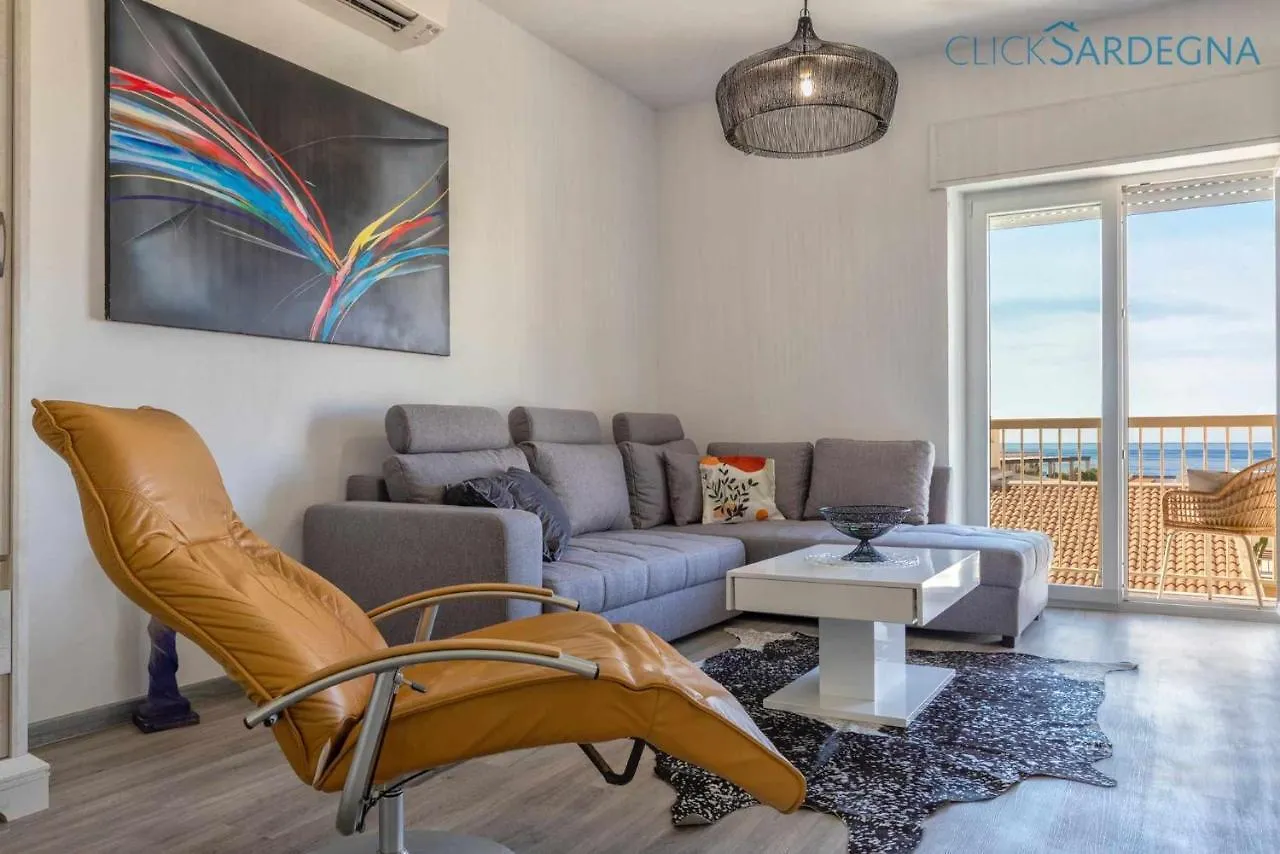 Apartment Tudor Flat Sea View With Wifi Unlimited, Next To The Sea Alghero