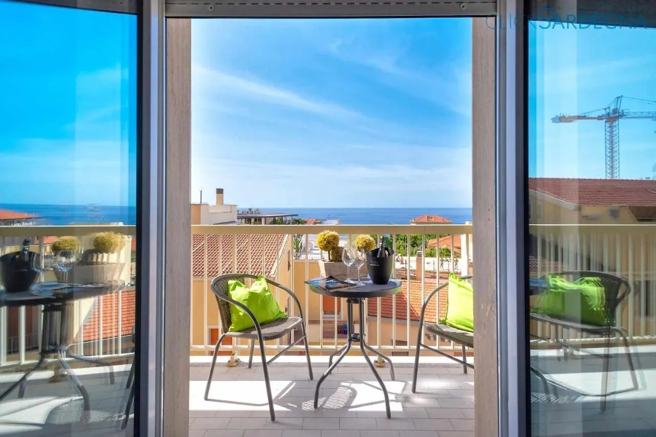 Apartment Tudor Flat Sea View With Wifi Unlimited, Next To The Sea Alghero