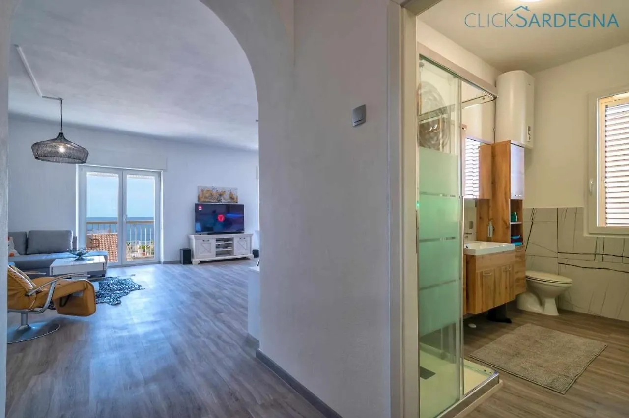 Tudor Flat Sea View With Wifi Unlimited, Next To The Sea Alghero 0*,